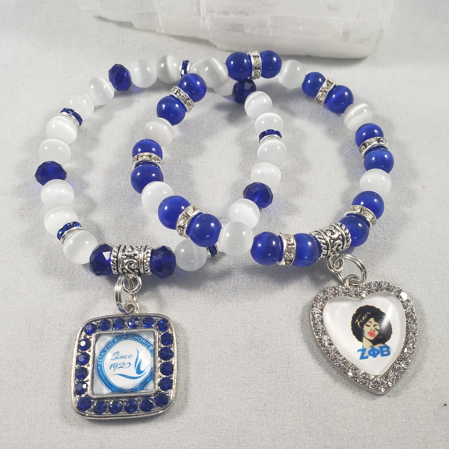 Sorority (Zeta) Bracelet Set